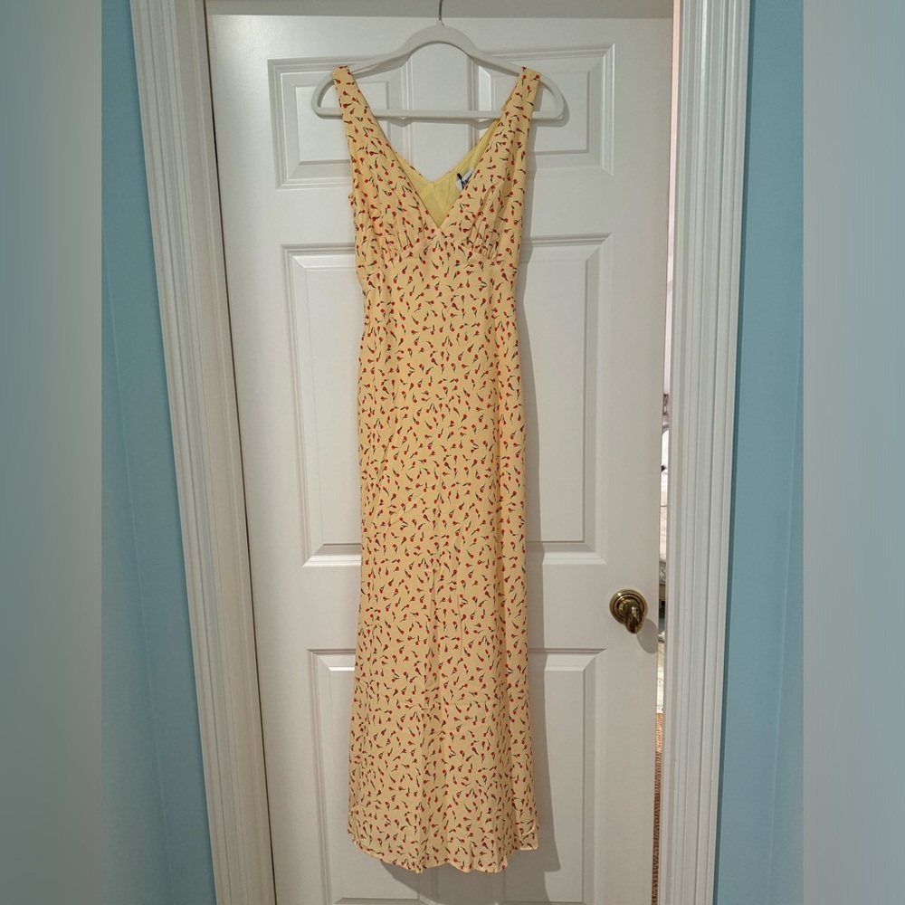 Princess Polly Nelli Maxi Dress Yellow
